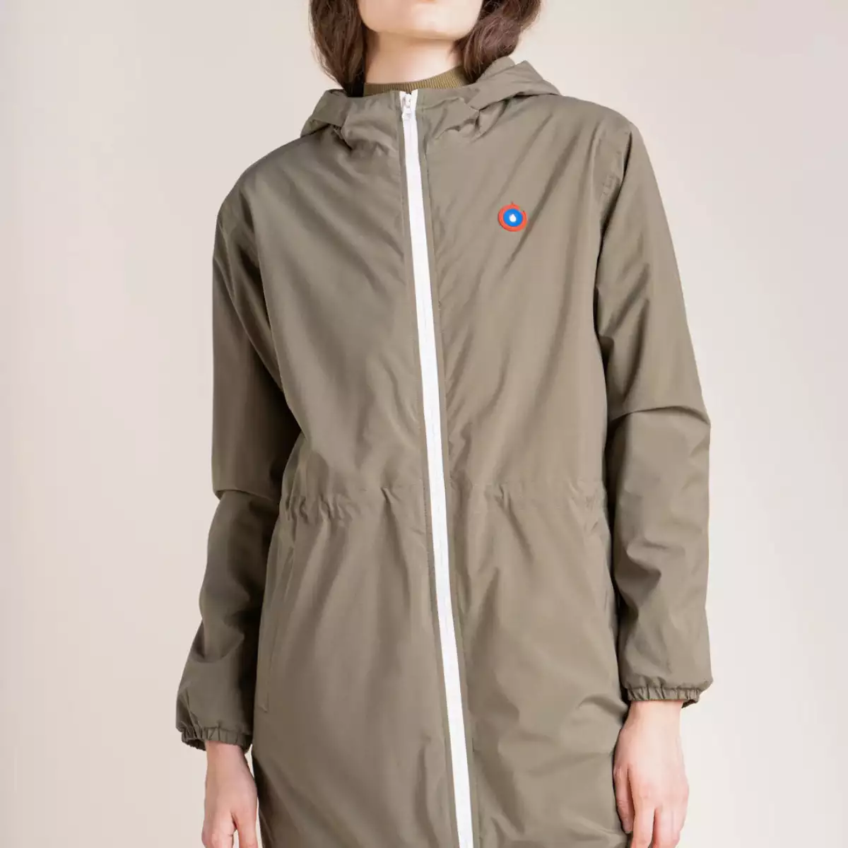 Flotte Pompidou - Parka doublée - Kaki