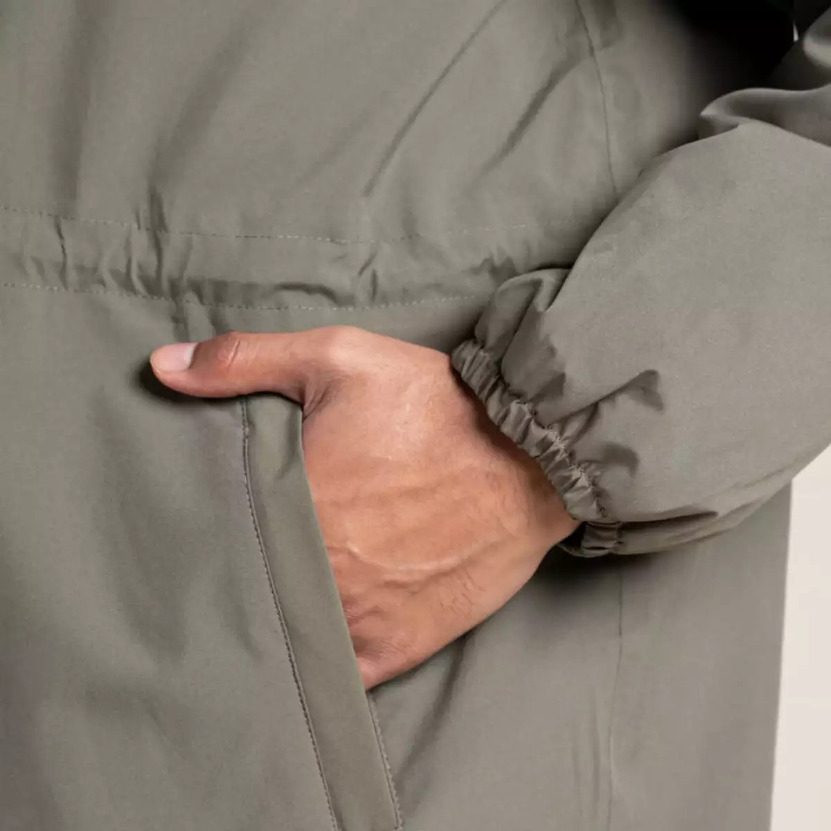 Flotte Pompidou - Parka doublée - Kaki