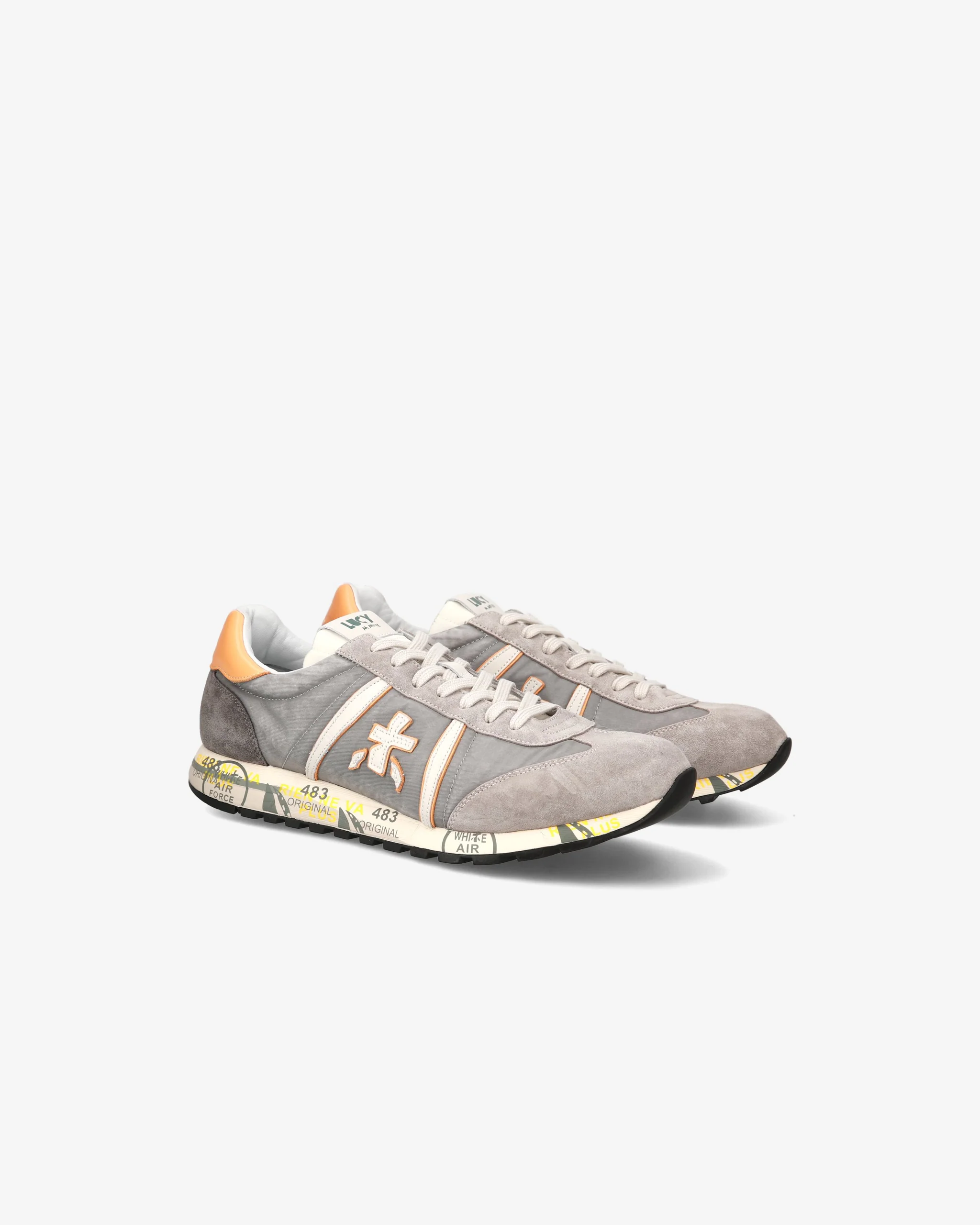 Premiata Homme Lucy6603 Gris/Orange