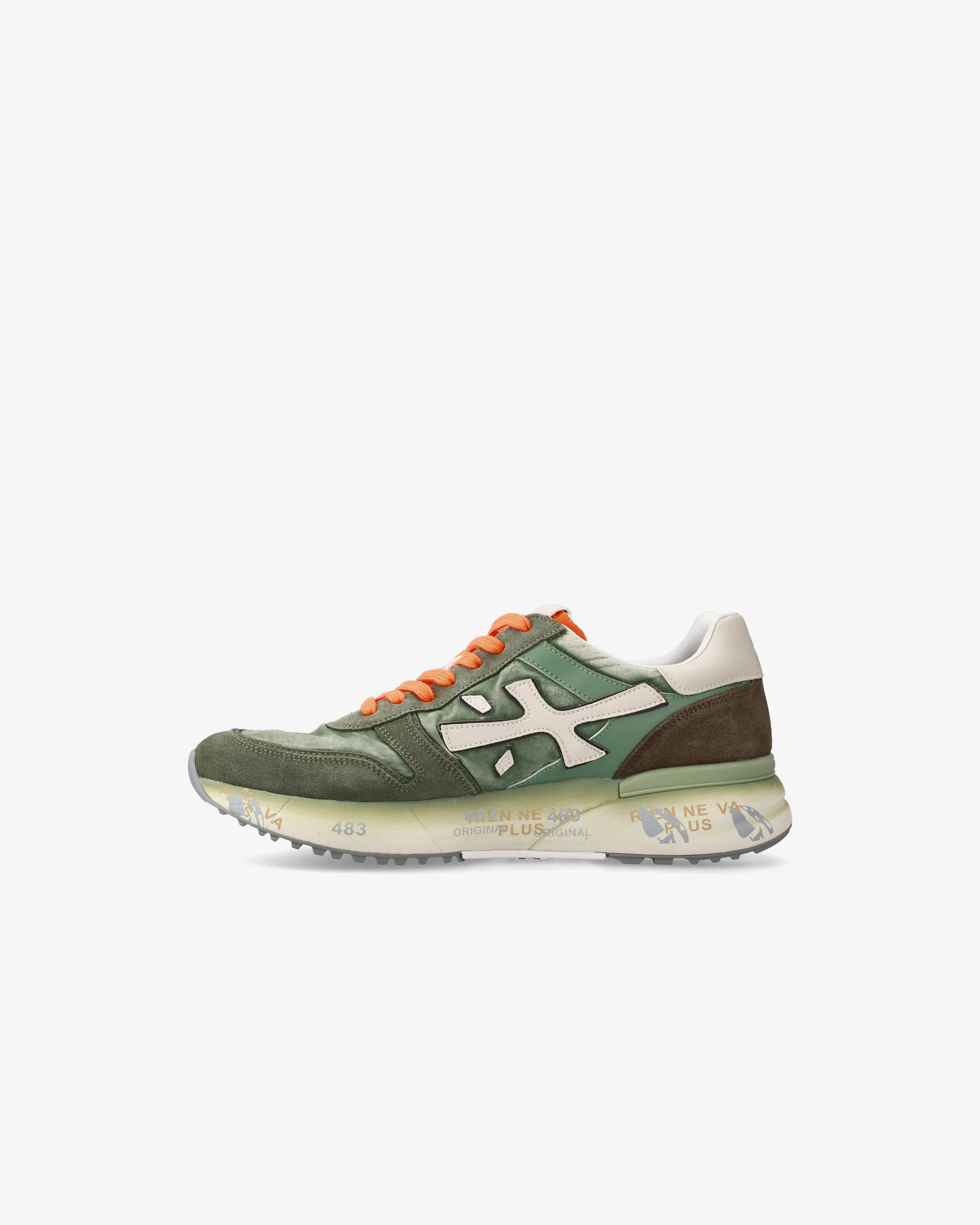 Premiata Homme Mick 7244 Kaki/Orange