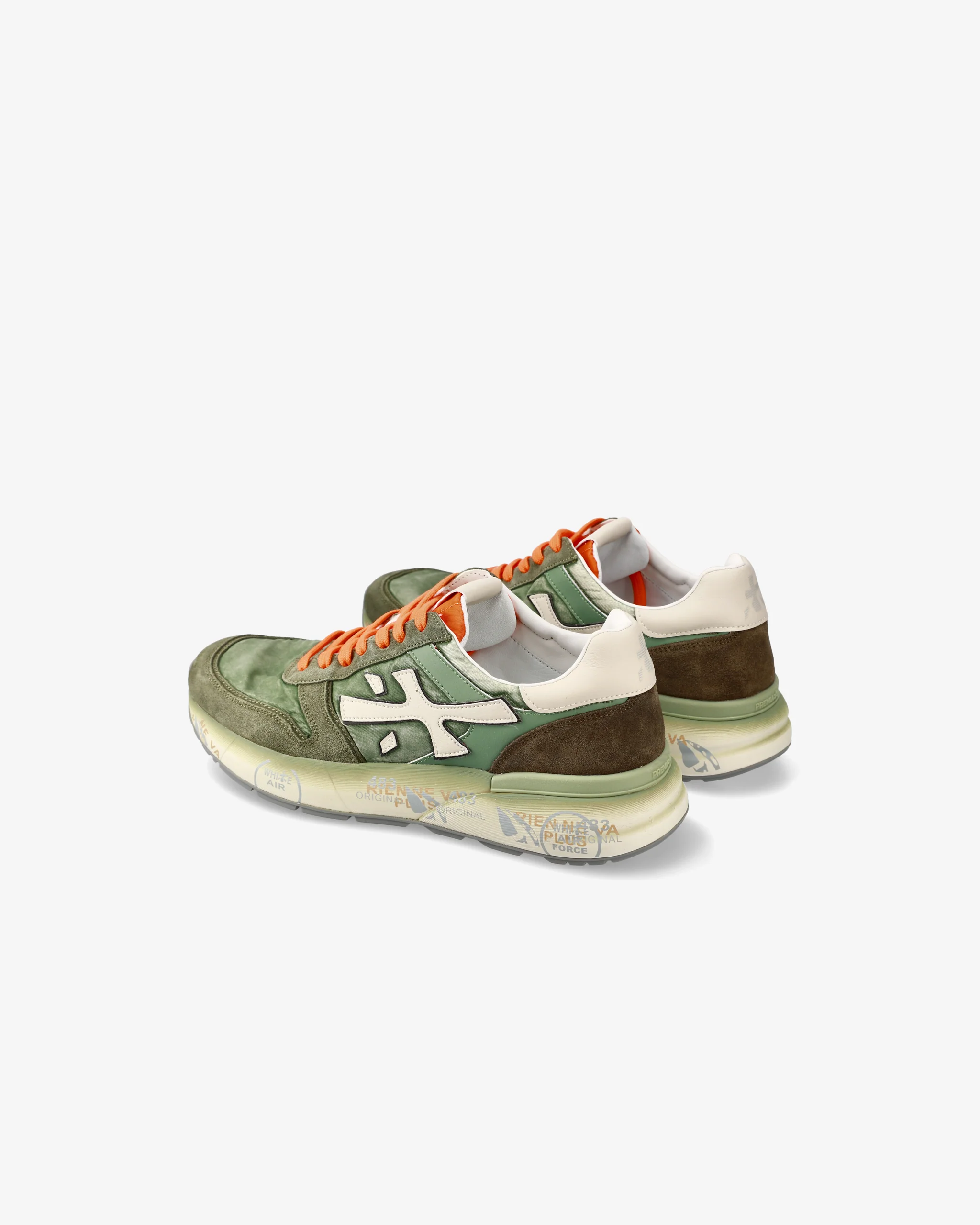 Premiata Homme Mick 7244 Kaki/Orange