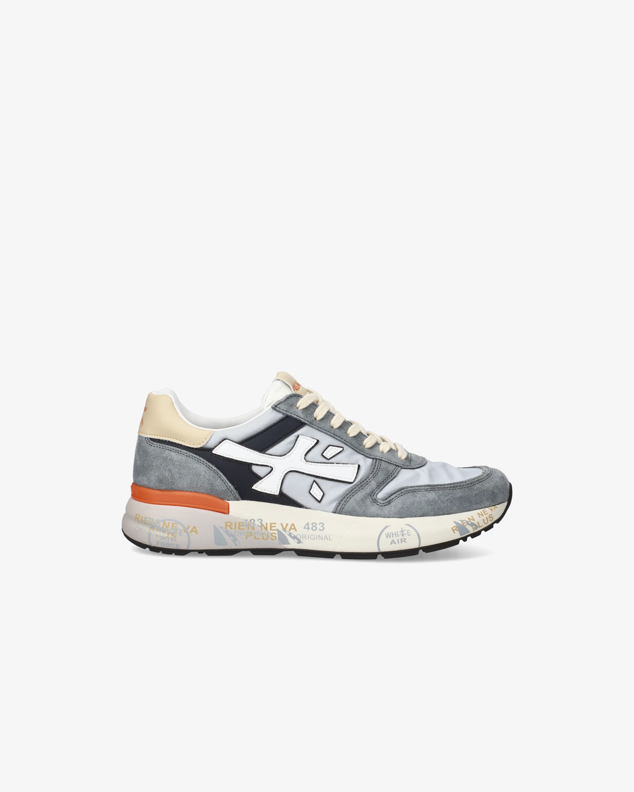 Premiata Homme Mick 7245 Bleu/Gris