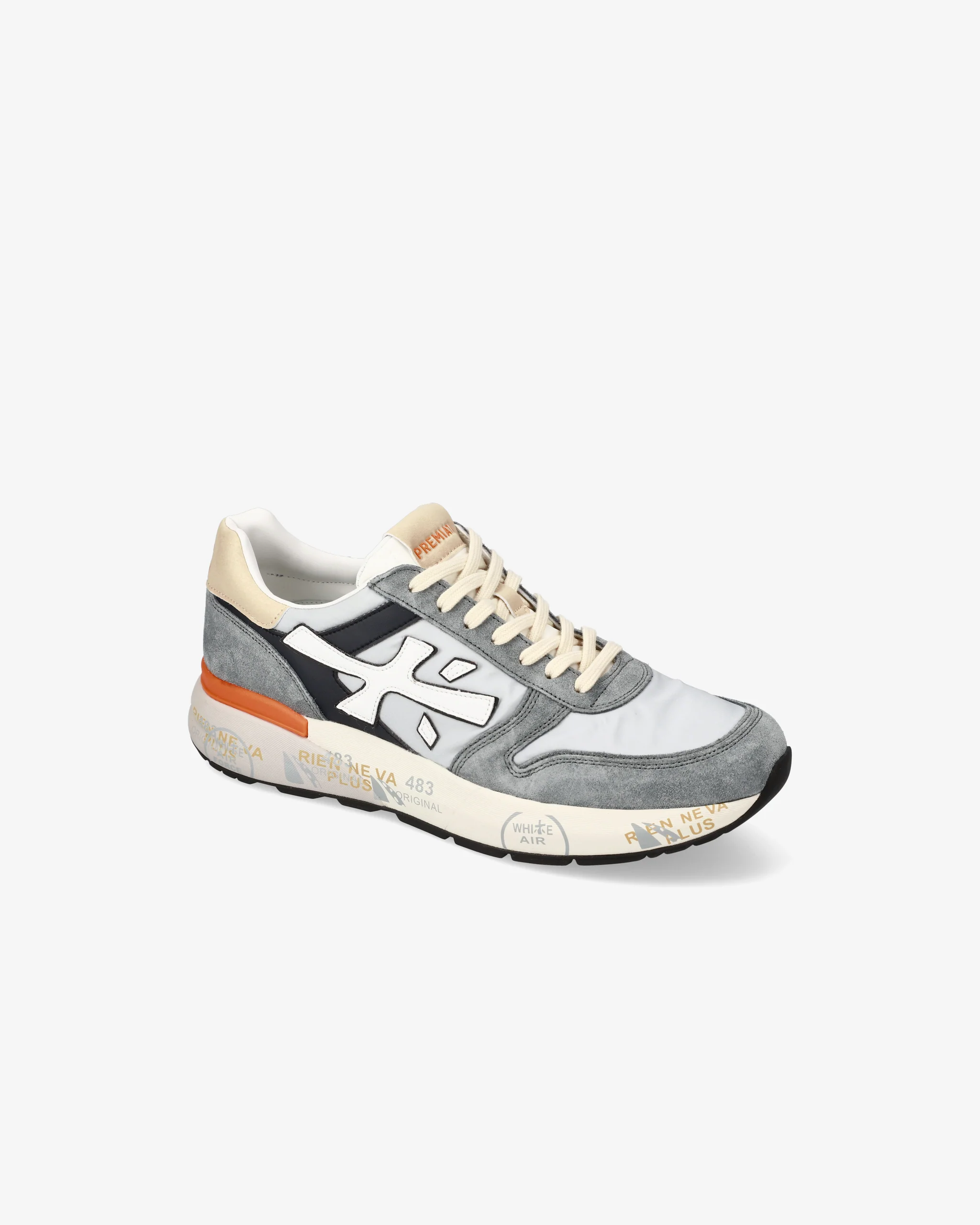 Premiata Homme Mick 7245 Bleu/Gris