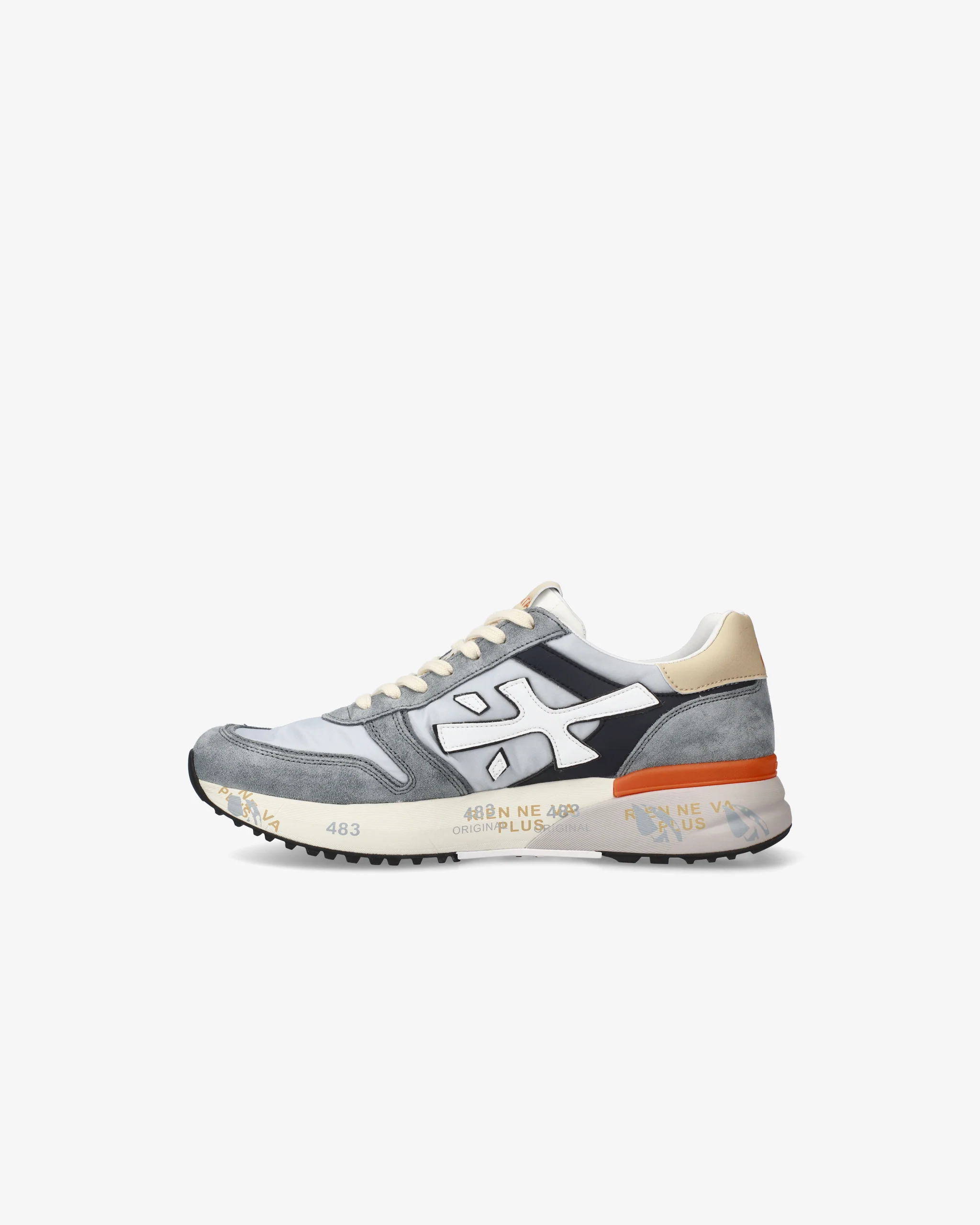 Premiata Homme Mick 7245 Bleu/Gris
